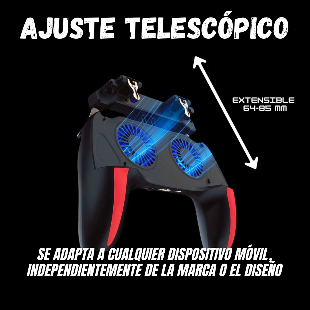 Mando para Movil con Ventiladores y gatillos Pro