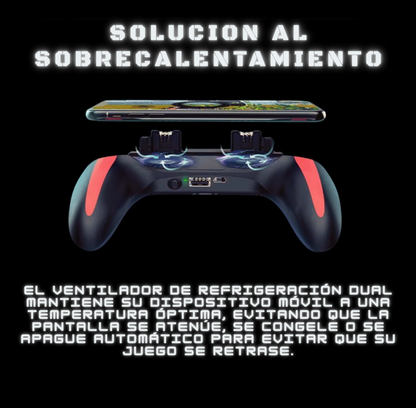 Mando para Movil con Ventiladores y gatillos Pro